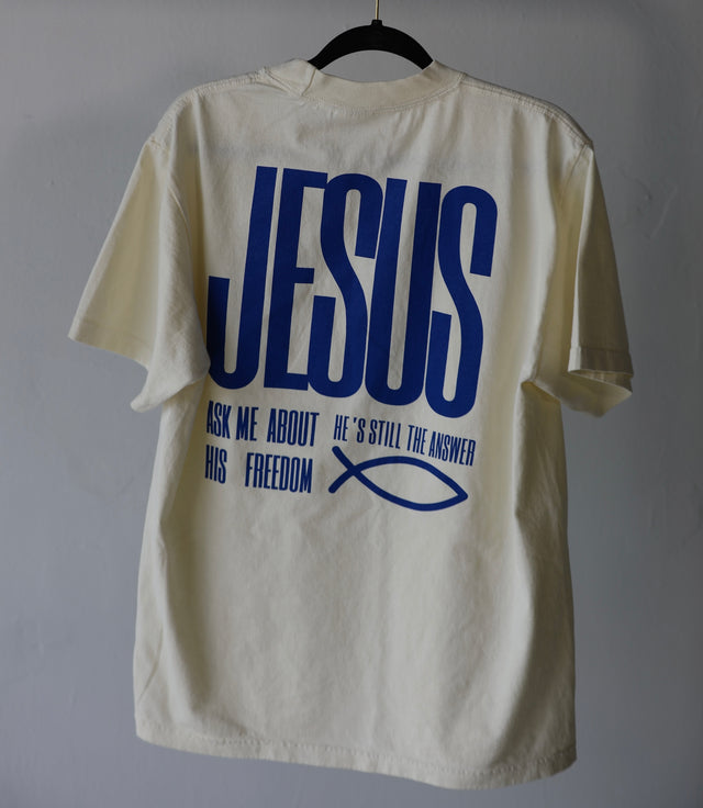 Ivory Jesus Shaka Shirt
