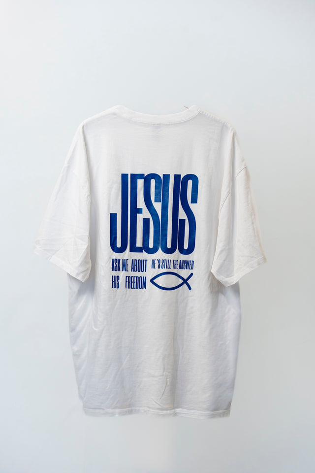White Jesus Shaka Shirt