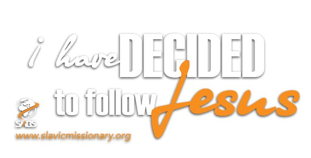 "I have decided" Car Decal