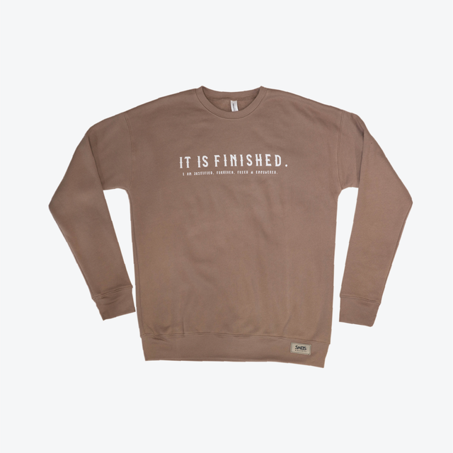 It Is Finished Crewneck Sweater